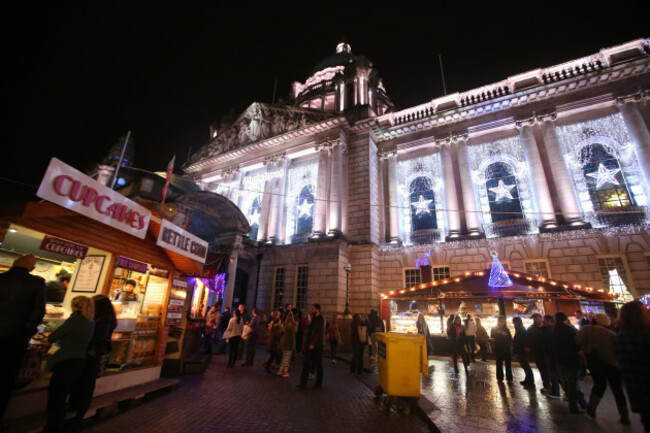 19/11/2014. Belfast Christmas Markets Scenes