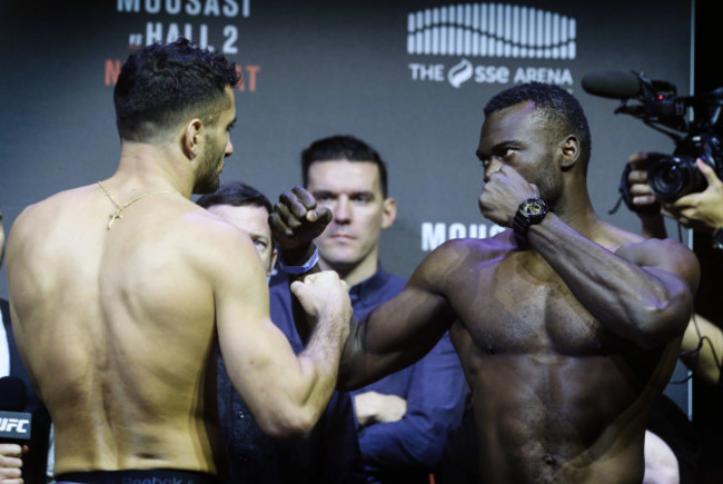 Gegard Mousasi and Uriah Hall