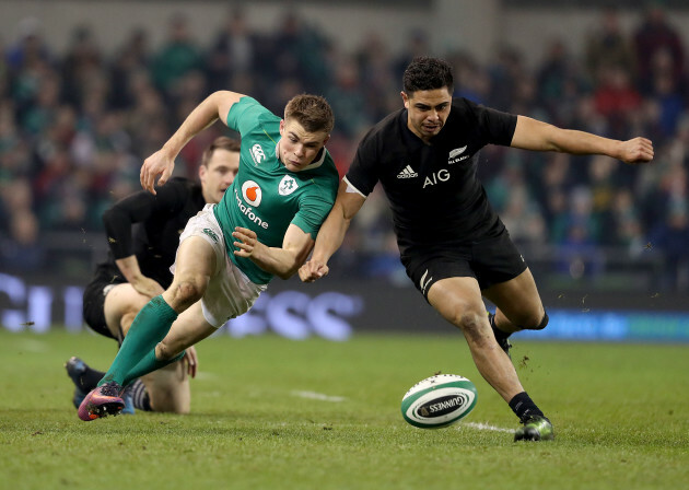 Garry Ringrose with Anton Lienert-Brown