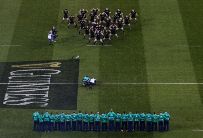 The haka before the game 19/11//2016