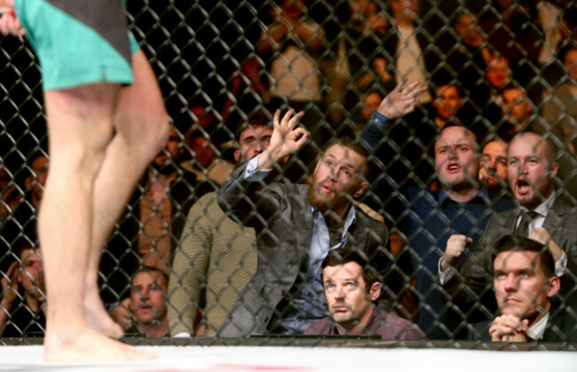 Conor McGregor in attendance
