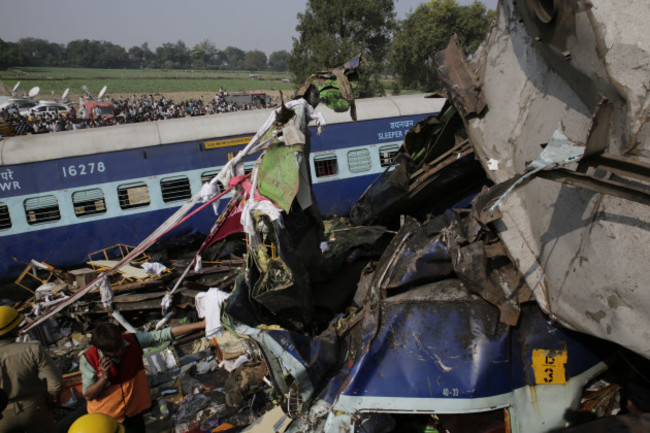 India Train Derails