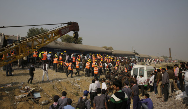 India Train Derails