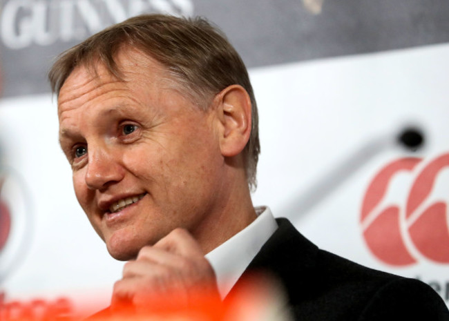 Joe Schmidt at the press conference  19/11//2016