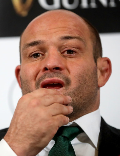 Rory Best at the press conference  19/11//2016