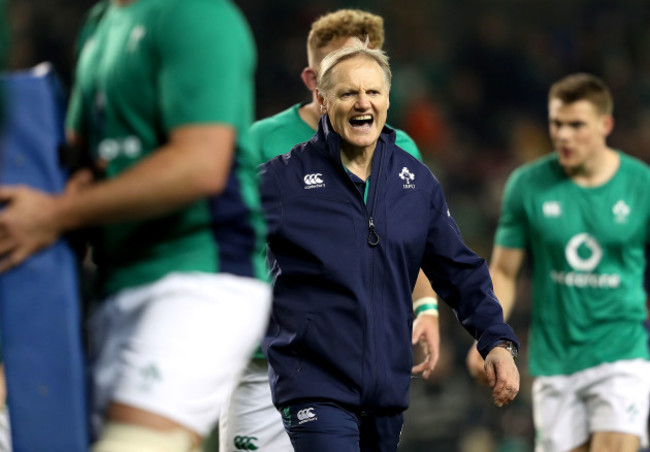 Joe Schmidt before the game