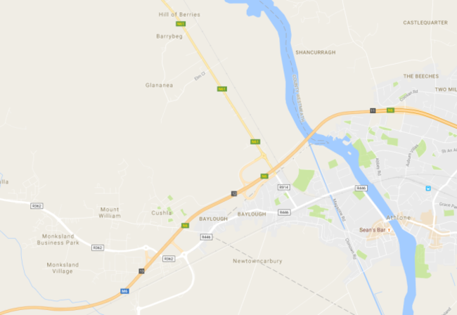 Roscommon-Westmeath boundary