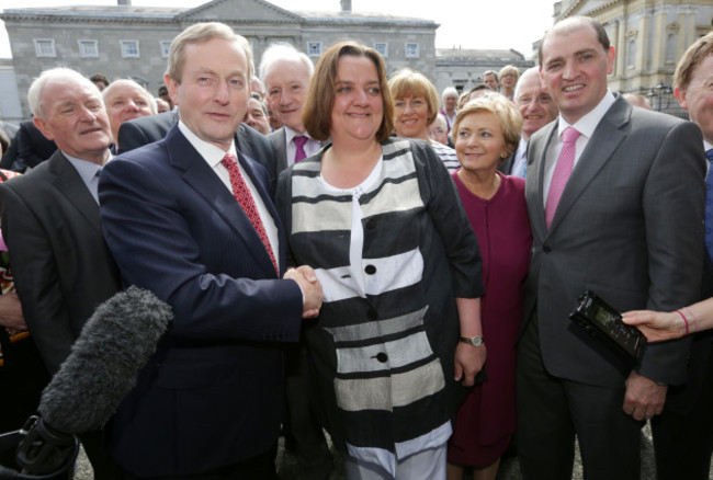 28/5/2014. Gabrielle McFaddens First Day at Dail