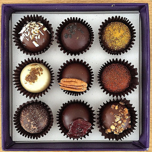 Fancy Vosges chocolate @teacup brought from Chicago as gift for my parents.