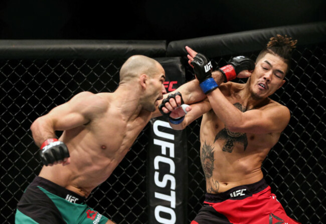 Teruto Ishihara in action with Artem Lobov