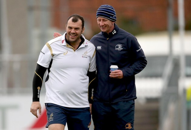 Michael Cheika and Leo Cullen