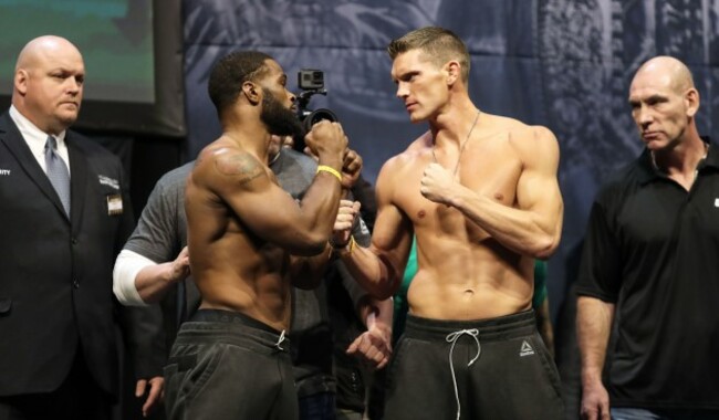 Tyron Woodley and Stephen Thompson