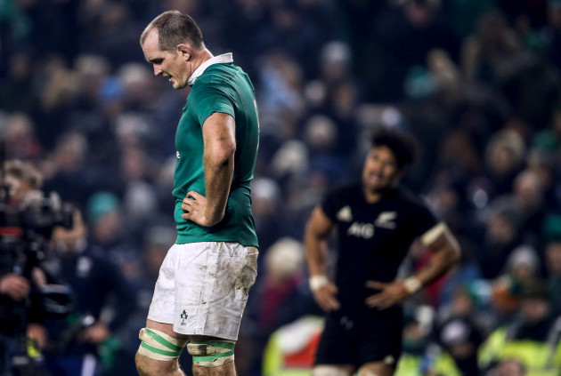 Devin Toner dejected at the end of the game 19/11//2016