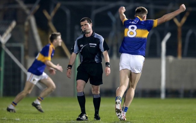 Steven O'Brien celebrates