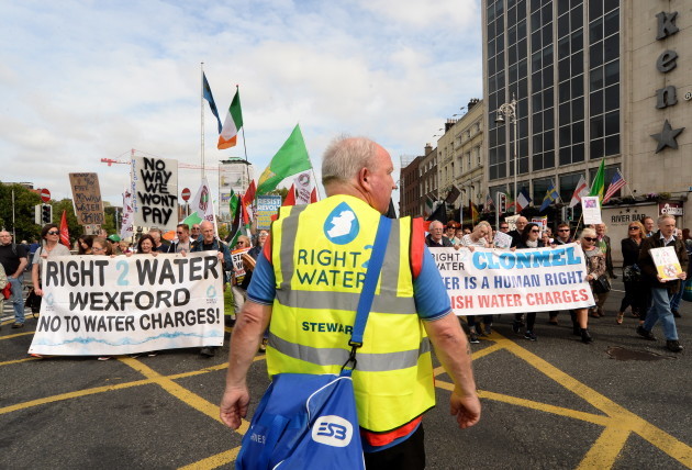 Anti-water charge protest