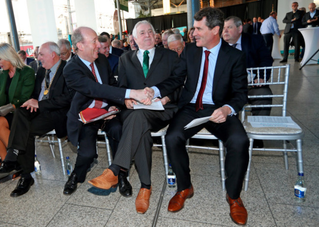 Shane Ross TD, Tony Fitzgerald and Roy Keane