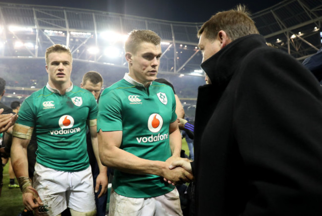 Steve Hansen with Garry Ringrose