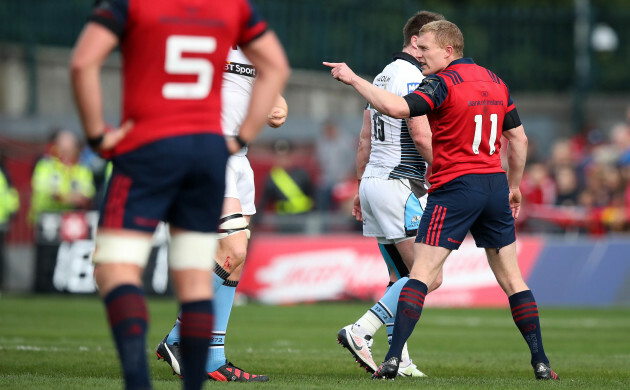 Keith Earls is sent off