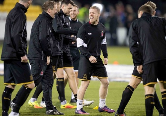 Daryl Horgan before the game