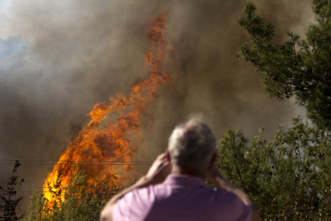 Mideast Israel Fire