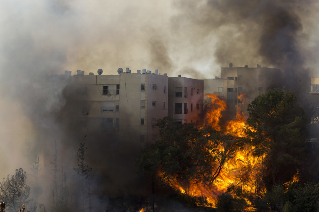 Mideast Israel Fire