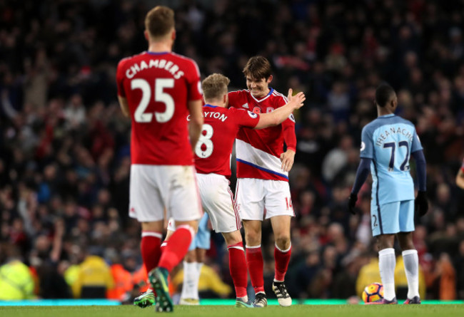 Manchester City v Middlesbrough - Premier League - Etihad Stadium