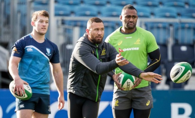 Quade Cooper and Tevita Kuridrani