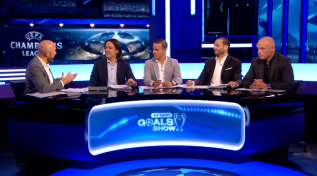 BT Goals Show panel