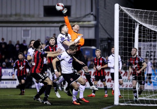 Brian Gartland and Dane Massey battle against Shane Supple