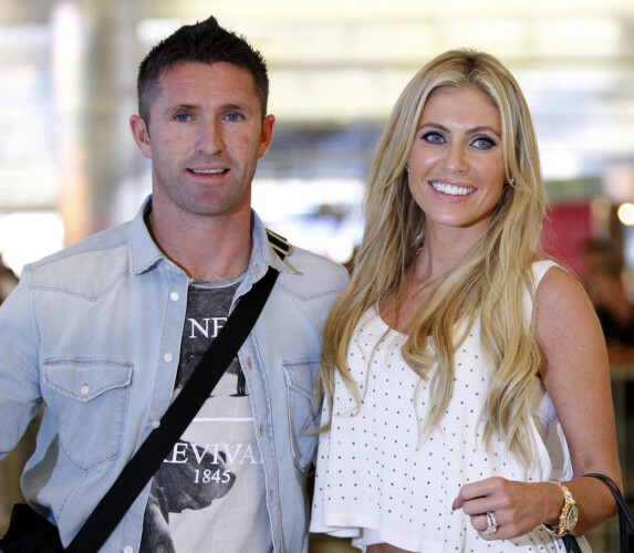 Robbie Keane and Claudine Sighting - Los Angeles