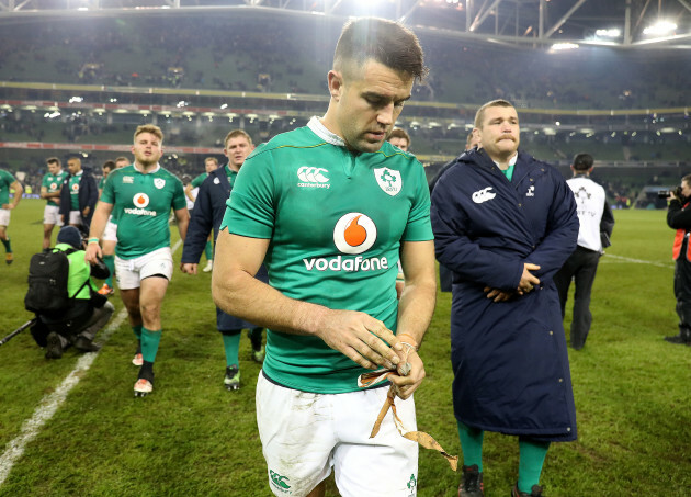 Conor Murray dejected