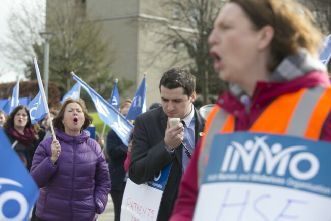 2/3/2016. Nurses Protests Health Service Crisis