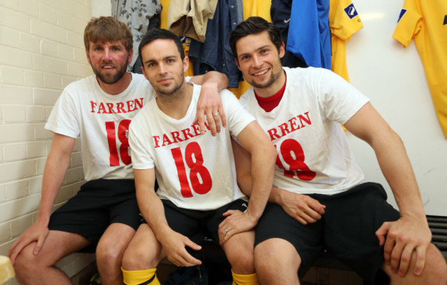 Paddy McCourt, Neil McCafferty and Ryan Coulter