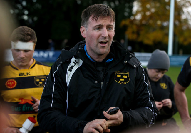 Gearoid Pendergast during half time 12/11//2016