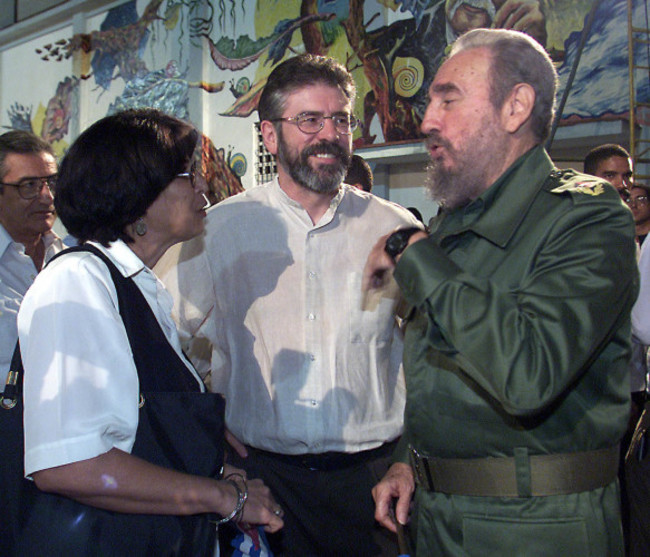 Adams meets Fidel Castro