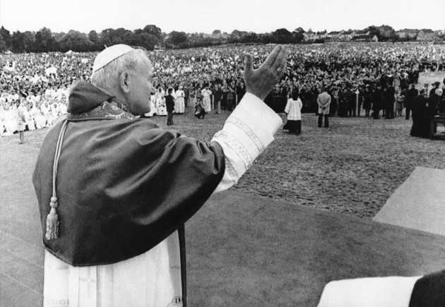 Pope John Paul II at Limerick racecourse