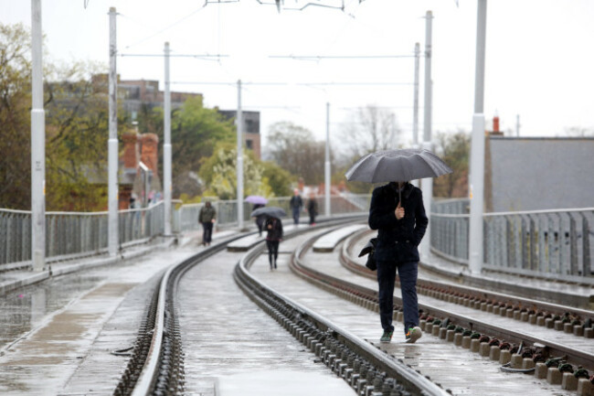 28/4/2016. Luas Tram Drivers Strikes