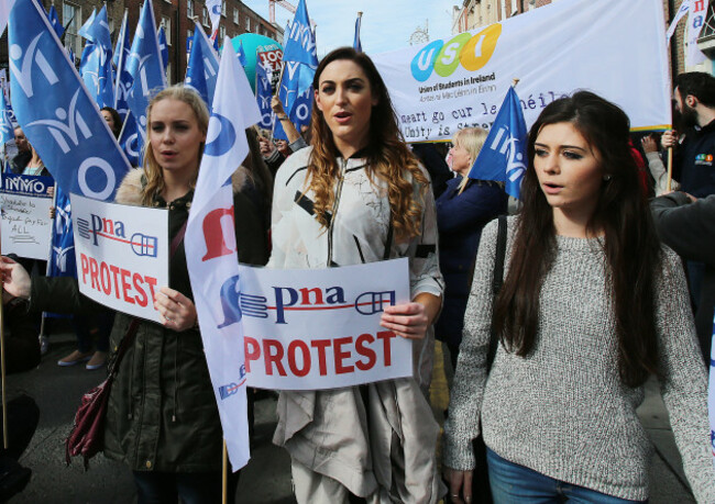 Pay restoration protest