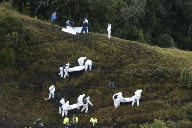 APTOPIX Colombia Air Crash