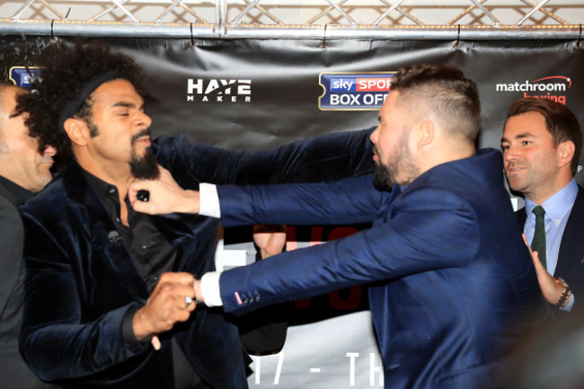 David Haye v Tony Bellew Press Conference - Dorchester Hotel