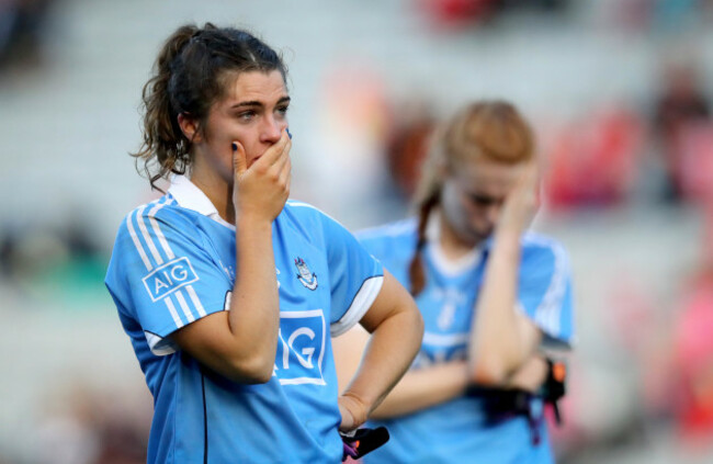 Niamh Collins dejected