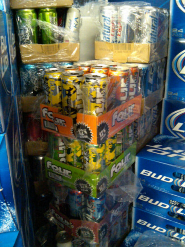 Cases of the original Four Loko