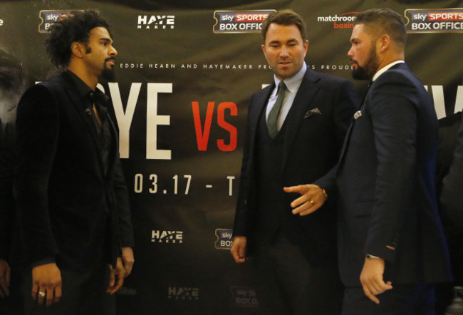 Britain Boxing Haye Bellew