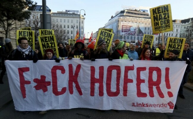 Austria Election Demonstration