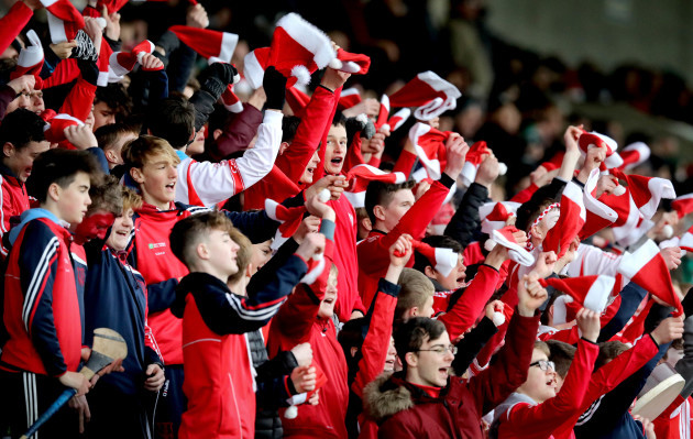 Cuala fans cheers on their team