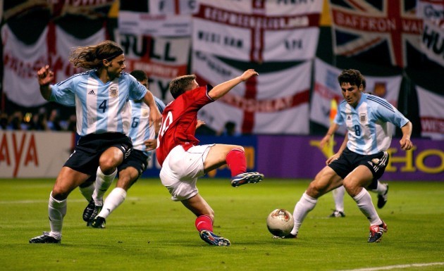 Soccer - FIFA World Cup 2002 - Group F - Argentina v England