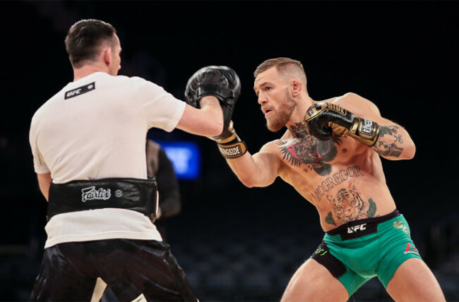 Conor McGregor with Owen Roddy
