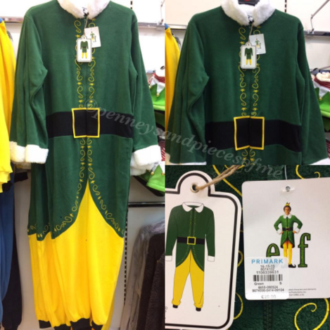 Elf onesie online primark