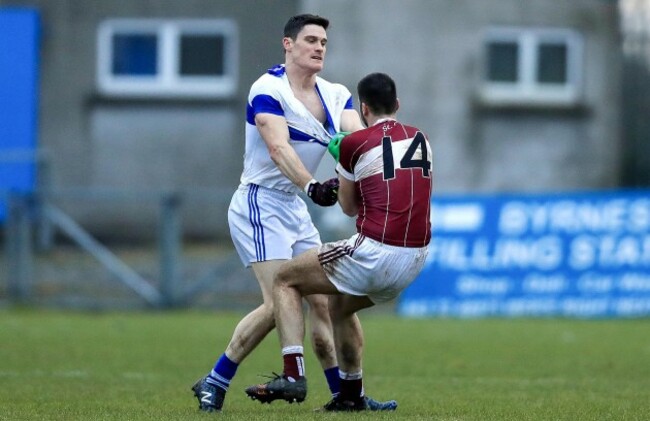 Diarmuid Connolly with Aidan McElliggott