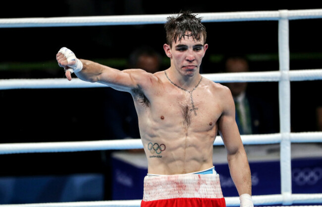 Michael Conlan following his defeat to Vladimir Nikitin